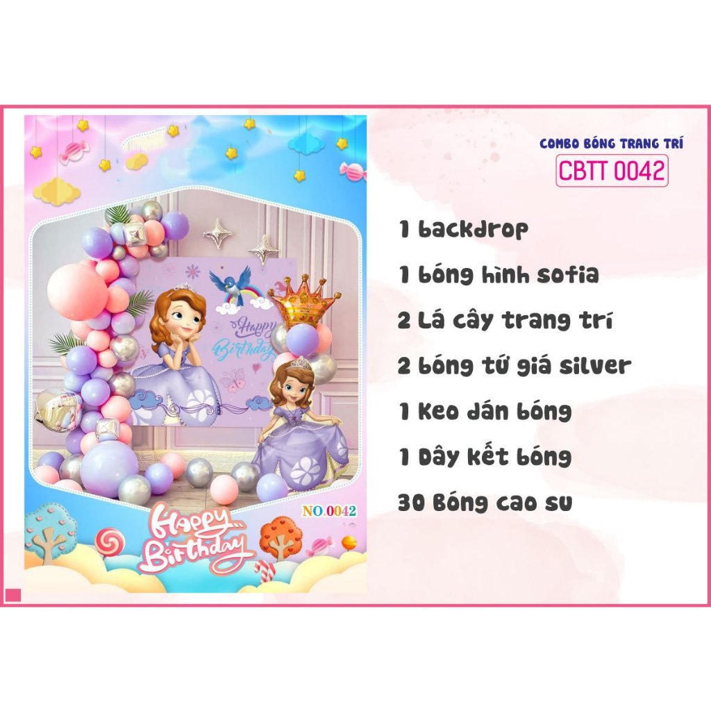 COMBO TRANG TRÍ BÉ TRAI BÉ GÁI