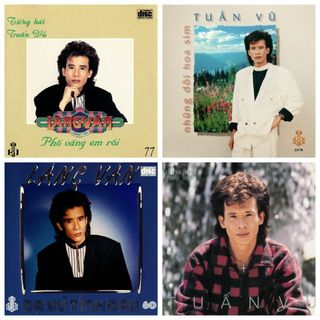 Bộ 4 đĩa cd tuấn vũ tt làng văn- cd nhạc vàng chất lượng cao