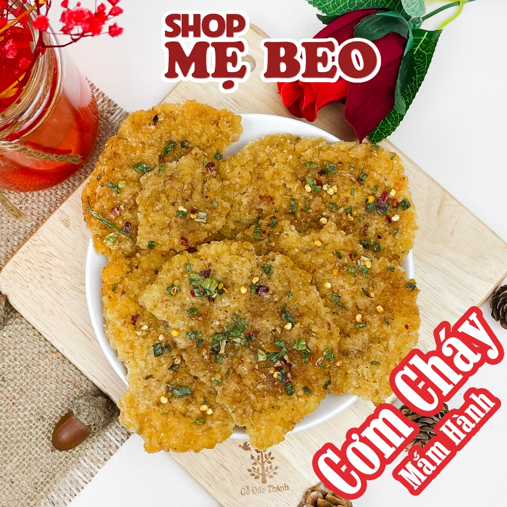 1Kg Cơm Cháy Mắm Hành Loại Bể Shop Mẹ Beo