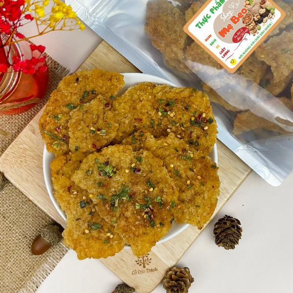 1Kg Cơm Cháy Mắm Hành Loại Bể Shop Mẹ Beo