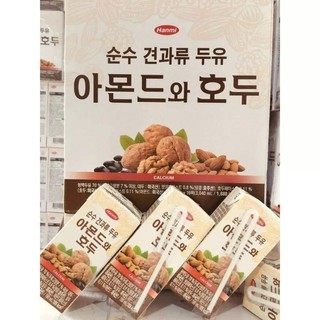 sữa hạt  óc chó, hạnh nhân hàn quốc hanmi