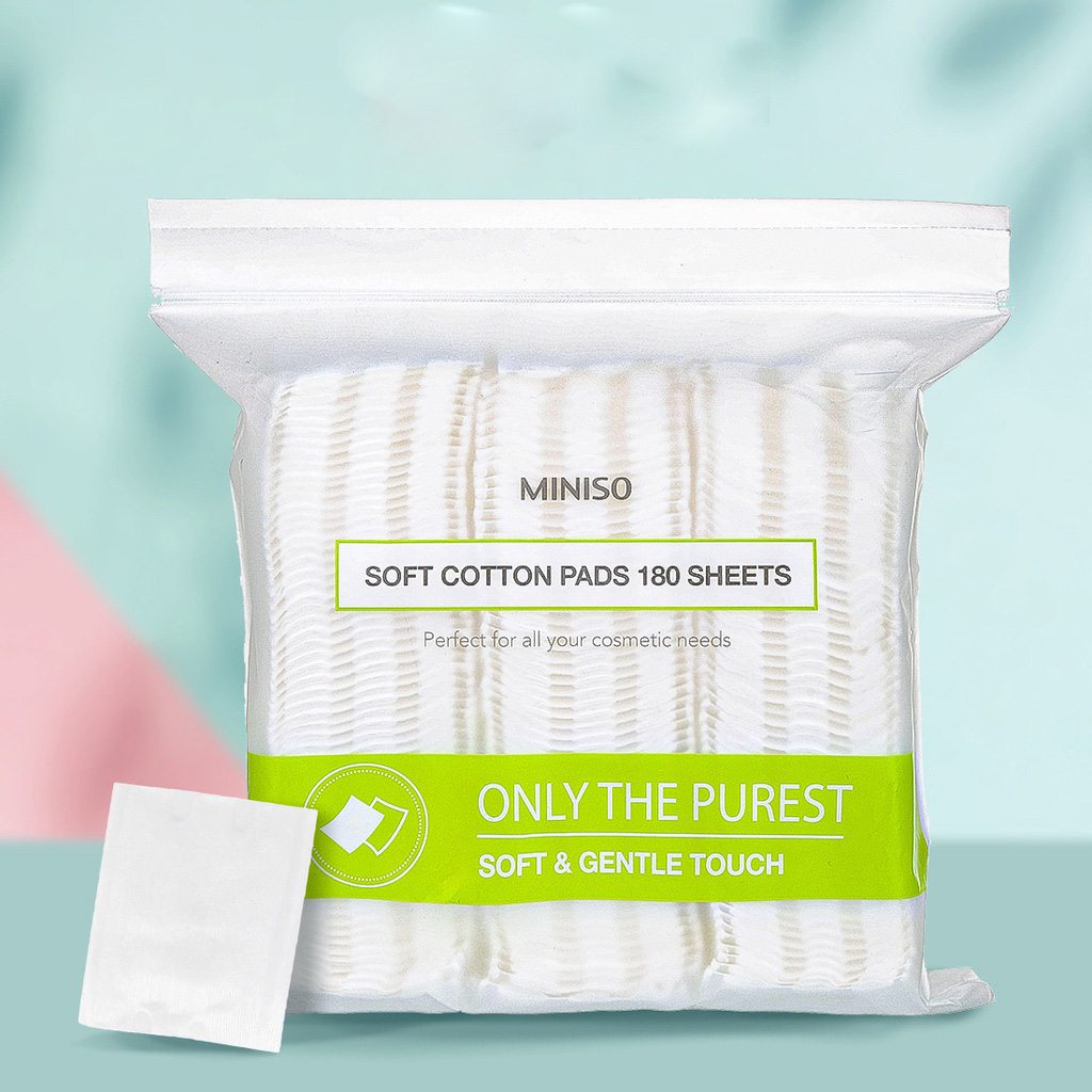 Combo 3 Gói Bông tẩy trang Jomi, Miniso, Cotton Pads, Ipek