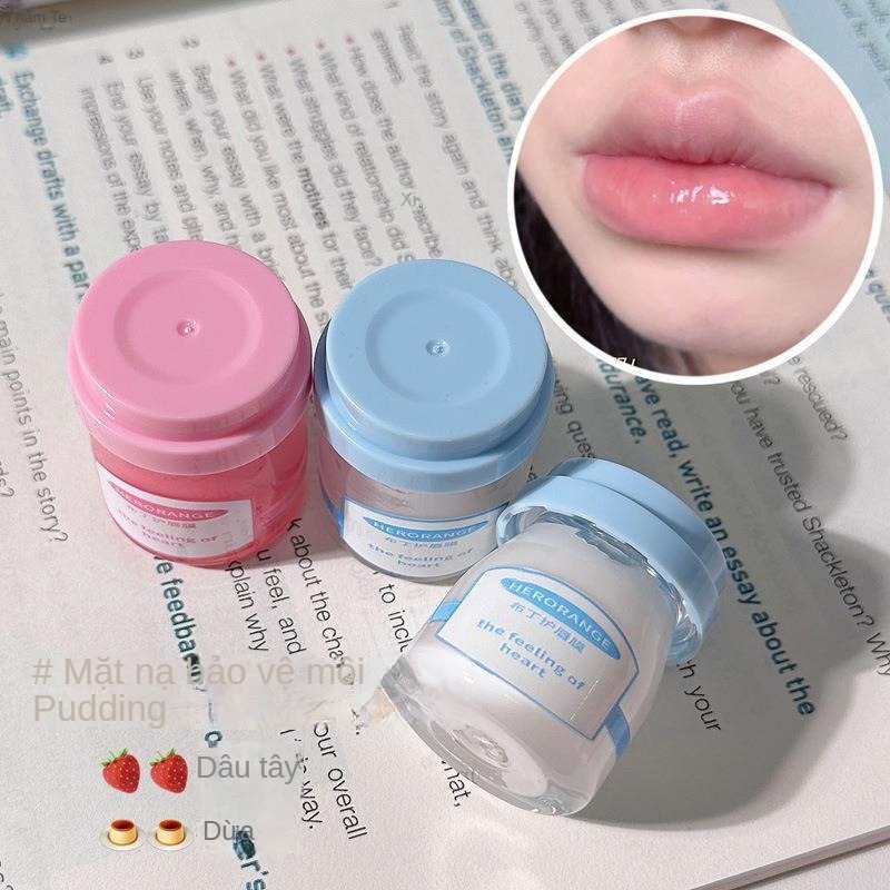 Mặt Nạ Môi Herorange Dưỡng Ẩm Cải Thiện Sắc Tố Môi Hỗ Trợ Tẩy Tế Bào Chết Môi ~My Delwyn~