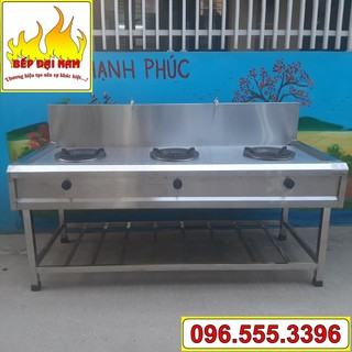 Bếp gas 3 họng công nghiệp, bếp á 3 họng gas công nghiệp