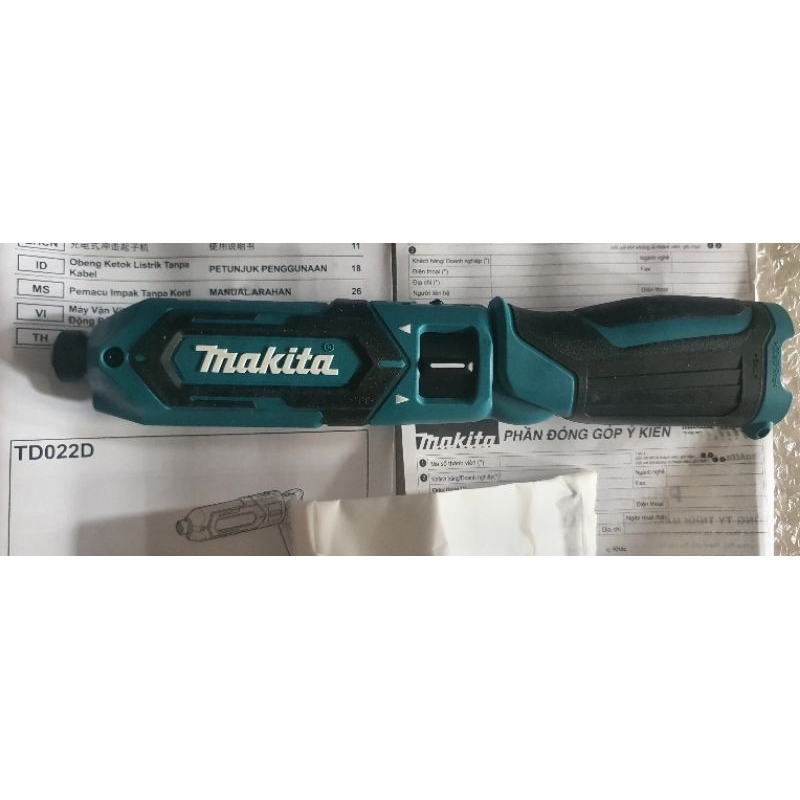THÂN MÁY MAKITA TD022D - 7,2V. CHÍNH HÃNG. MỚI 100%