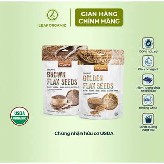 Hạt lanh vàng, lanh nâu hữu cơ C'LaVie 200g