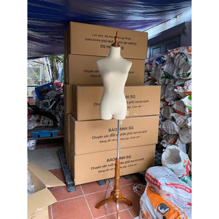 Manocanh nữ chân gỗ - Manocanh shop [ Sập sàn]