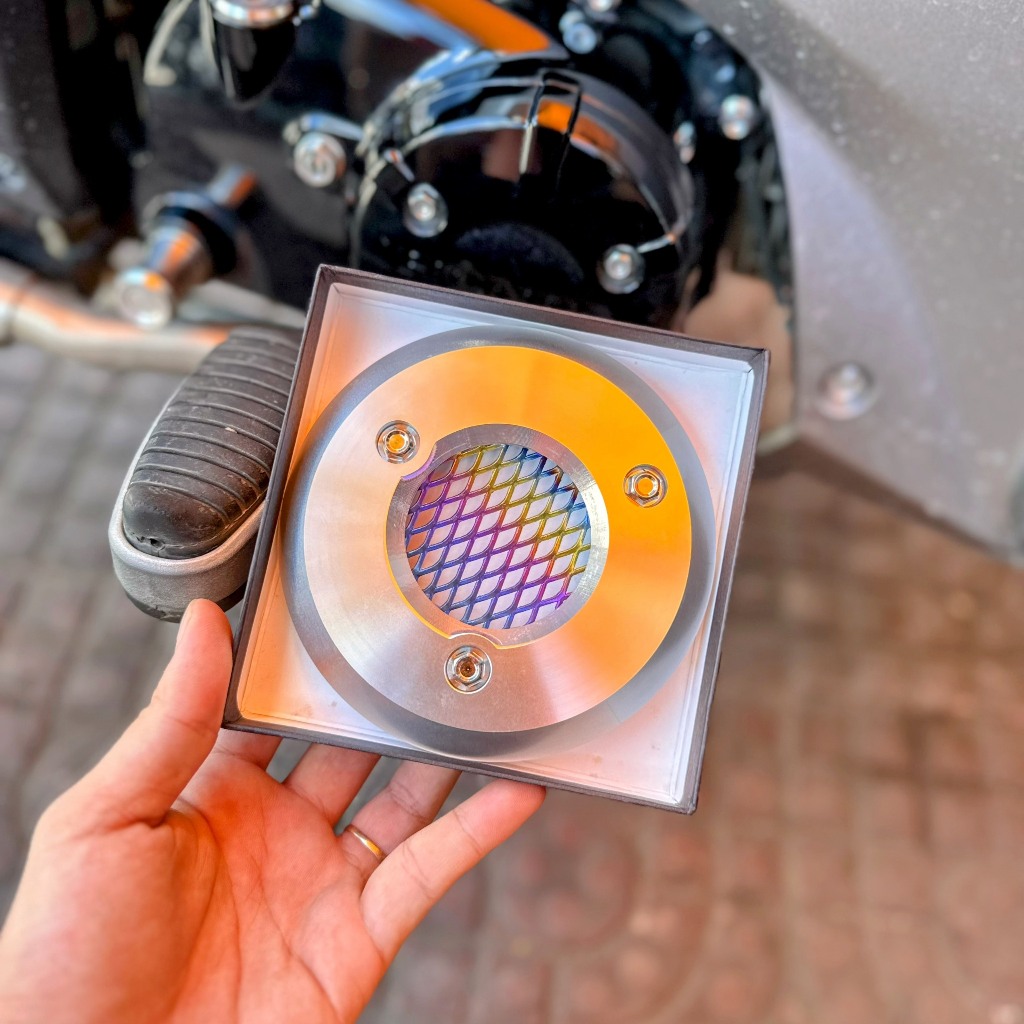 Nắp nồi nhôm cnc lưới titanl Wave Dream Future