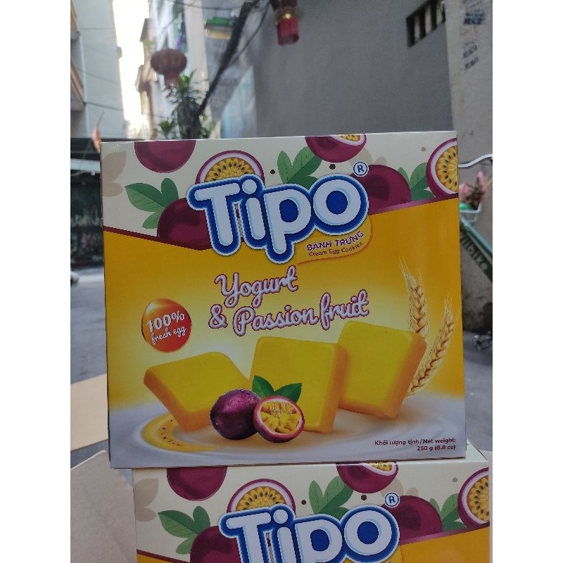 Bánh Tipo Sữa Chua Chanh Leo Hộp 250g