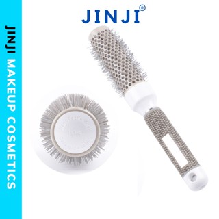 Lược Tròn Trắng Tạo Phồng Tóc Uốn Tóc Màu Trắng Chuyên Dụng JINJI
