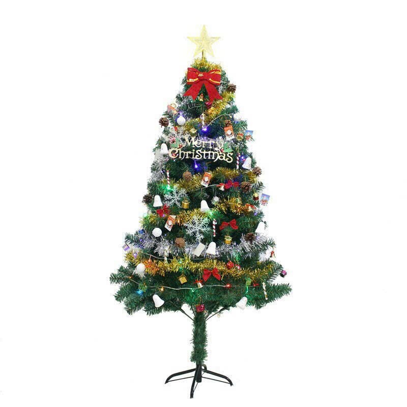 Cây Thông Noel 1m6 Đầy Đủ Phụ Kiện - Cây Thông Noel Lá Dày, Loại Đẹp Đi Kèm Đèn Trang Trí Giáng Sinh Siêu Lung Linh