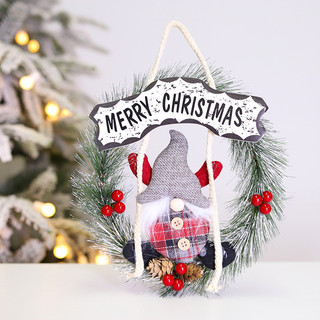 Vòng nguyệt quế ông santa 25cm