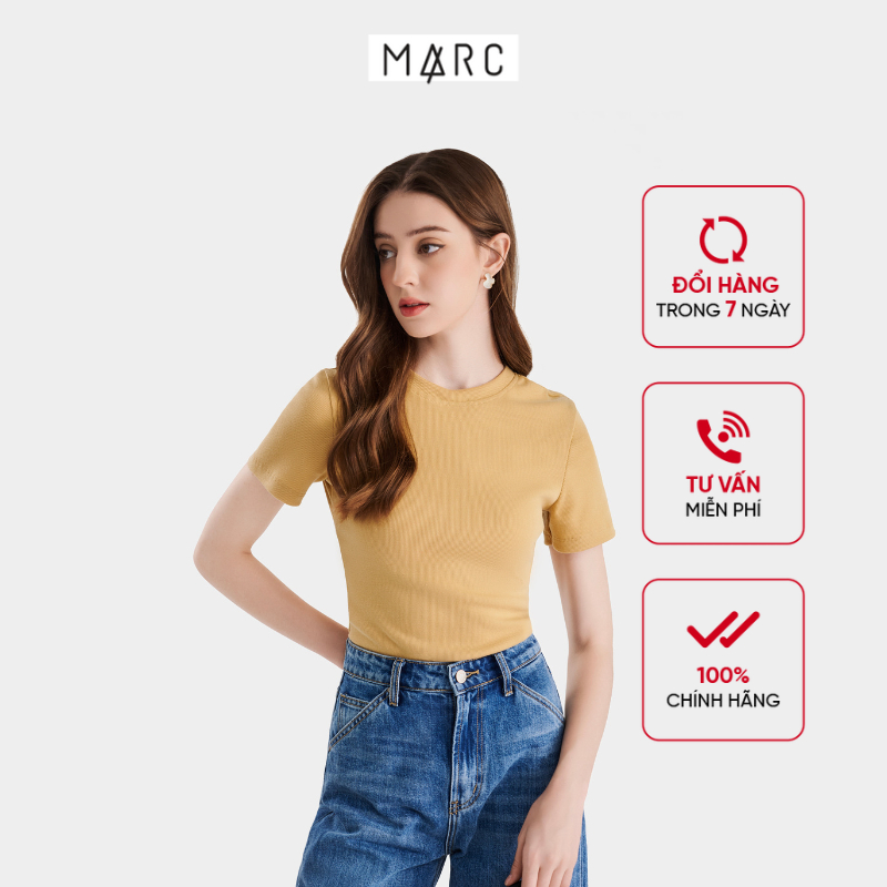 Áo thun nữ MARC FASHION basic form ôm CBTN058722