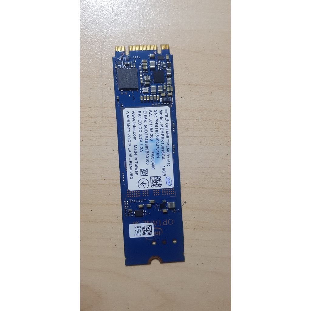 Bộ nhớ Intel Optane M10 16G M2 tăng tốc cho laptop PC
