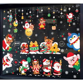 Decal trang trí Noel Hít Tĩnh Điện - Combo Noel đặc sắc nhiều mẫu