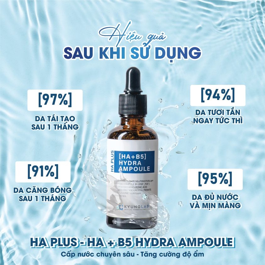 Serum Căng Bóng Da Serum HA + B5 Hydra, Chống Lão Hóa KyungLab - Dung Tích 50ml