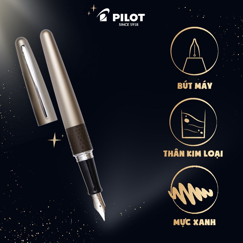 Bút máy ký Pilot Mr2 FP-MR2-M-LZD tip 1.0mm chính hãng cao cấp dành cho doanh nhân