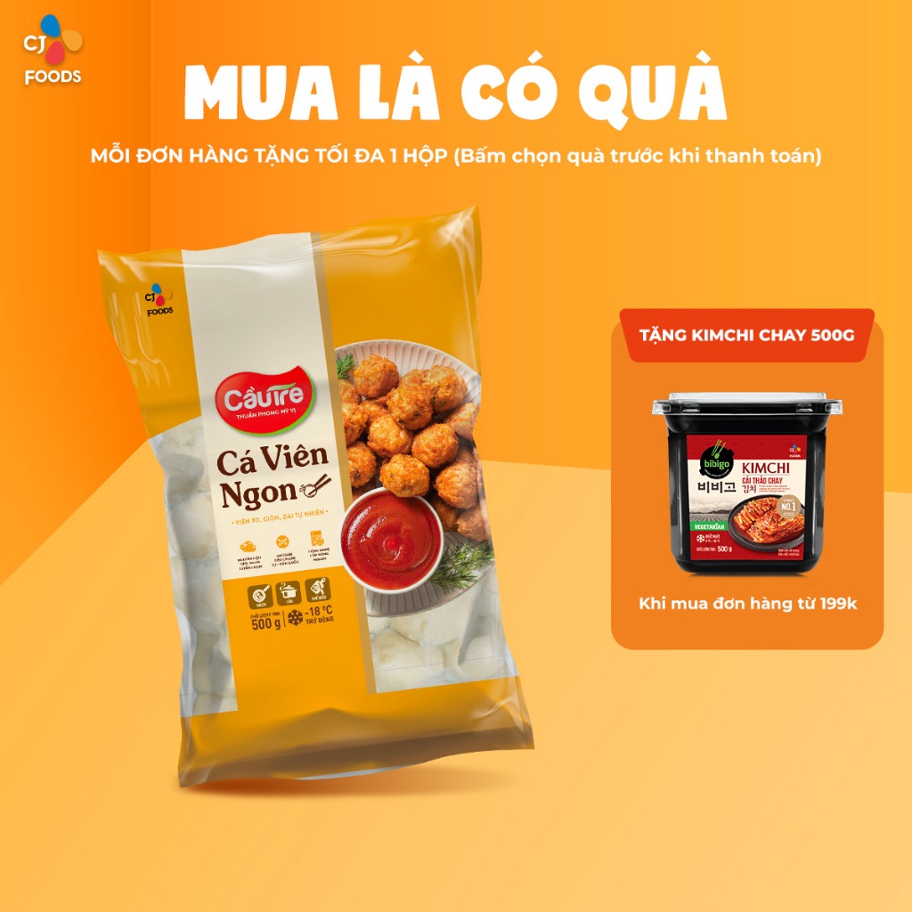 Cá viên ngon Cầu Tre 500g