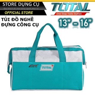 13-16" túi đồ nghề đựng dụng cụ total tht26131 tht26161 | giỏ đồ nghề tools bag cao cấp được làm bằng vải bố