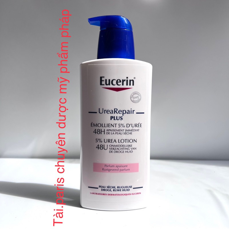 Dưỡng thể phục hồi da khô EUCERIN - UREA REPAIR PLUS - Émollient 5% d’Urée 400ml - hàng pháp