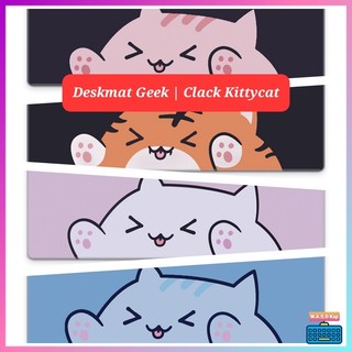 Geek Deskmat Clack Kitty cat | Pad trải bàn Geek Clack Kitty cat | Thảm trải bàn Geek Clack Kitty cat | Clack Kitty cat