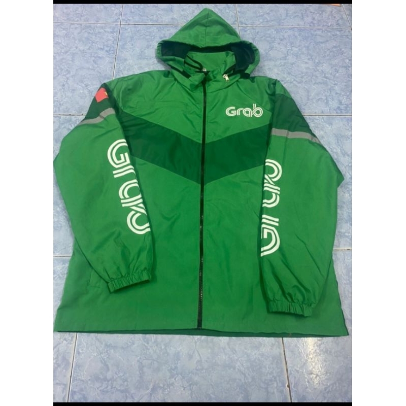 Áo khoác grab mẫu mới tay bo thun