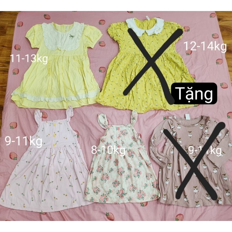 Pass đồ bé gái 10-13kg giá rẻ