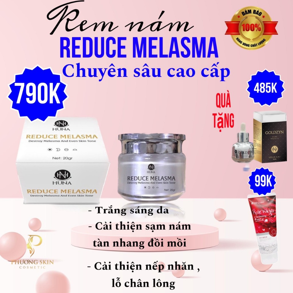 Kem Reduce Melasma Huna Cải Thiện Nám Tàn Nhang Ngăn Ngừa Lão Hóa da