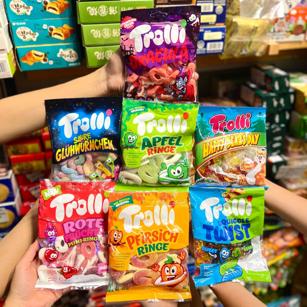 Kẹo Dẻo Trolli Multi Mix Family And Friends Gói 430G Hàng Đức Chính Hãng Ăn Vặt Cực Ngon