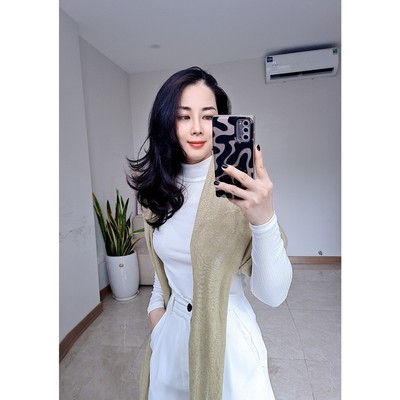 [Form nhỏ] Áo giữ nhiệt thun tăm Vicci dài tay cổ cao 5p co giãn 4 chiều mặc thu đông sang chảnh màu Trắng