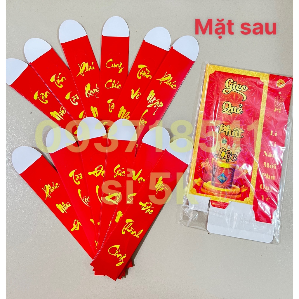 Bao lì xì gieo quẻ  hot nhất 2024 - bao lì xì rút quẻ may mắn ĐỘC - LẠ, lì xì xuân quý mão