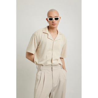 Wool cuban shirt