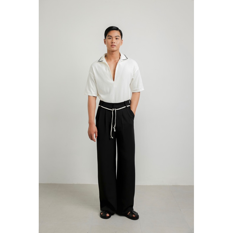 HIGH SPLIT POLO SHIRT