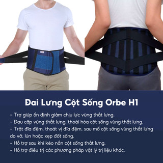 ❤️ đai thắt lưng định hình hỗ trợ cột sống h1 orbe h1,đai cột sống thắt lưng h1 orbe, đai thắt lưng cột sống h1 orbe h1