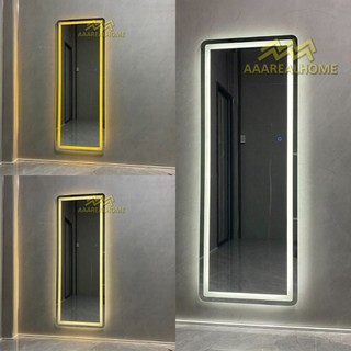 80x180cm Gương soi toàn thân đèn led AAArealhome BGL PC Gương toàn thân bo góc đèn led cảm ứng