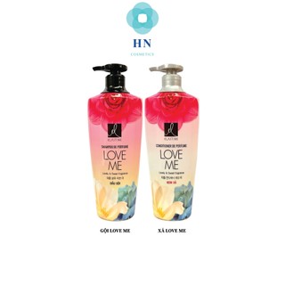 Combo dầu gội và xả nước hoa Elastine Love Me 600ml