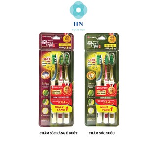 Bàn chải đánh răng Bamboo Salt Vỉ 2+1