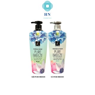 Combo gội và xả nước hoa Elastine Pure Breeze 600ml