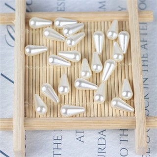 10gam Hạt Nhựa giả hạt trai hình giọt nước nhiều size H18