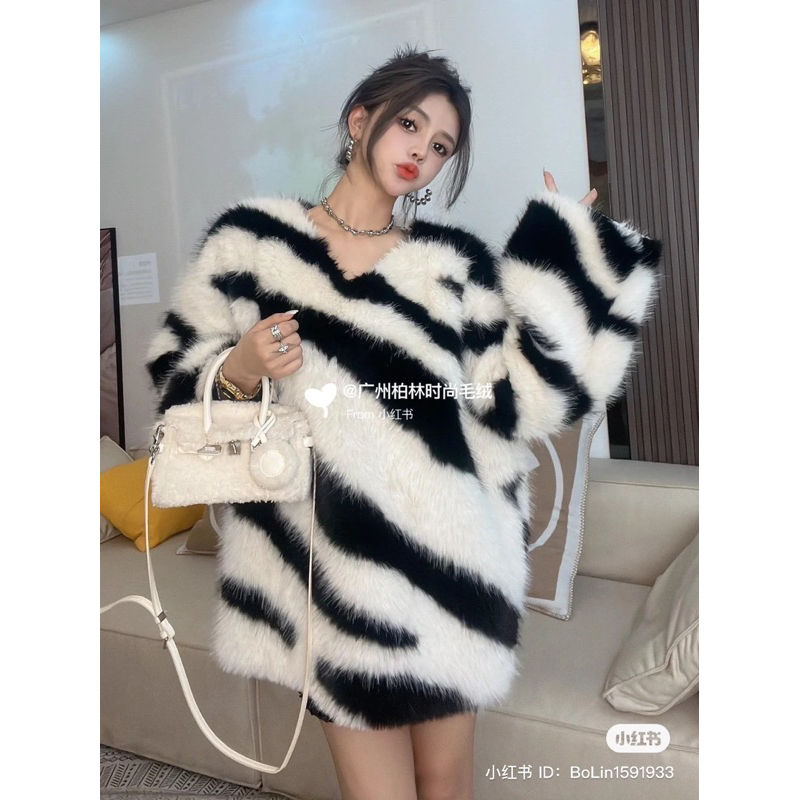 Túi H lông quai xách size20