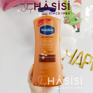 SỮA DƯỠNG THỂ VASELINE - Intensive Care Cocoa Glow Body Lotion 725ml ( Nâu )