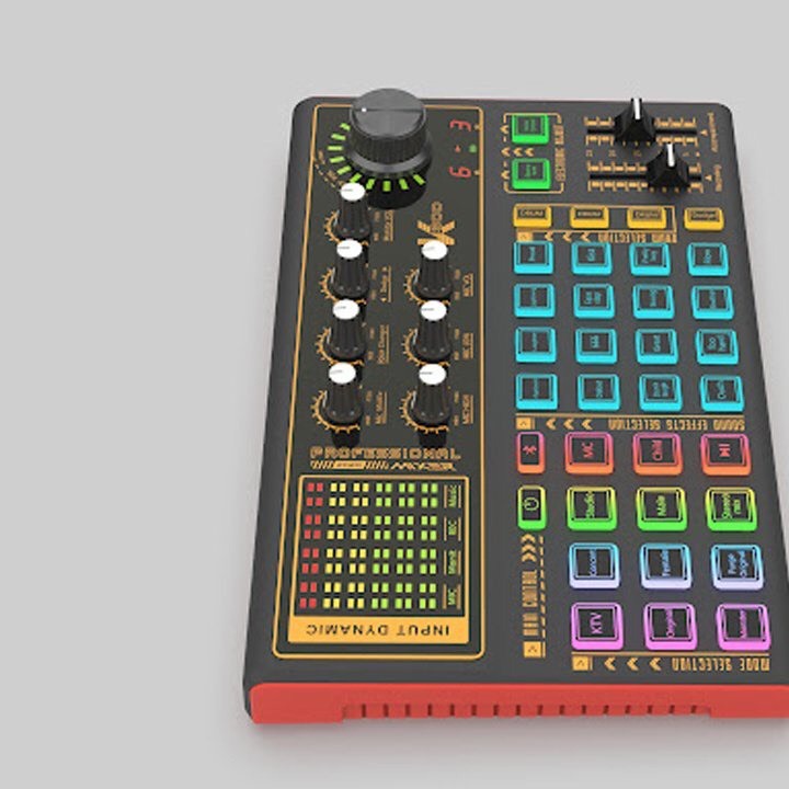 Bộ sound card K300 và mic bm900 chuyển để làm micro livestream, thu âm, hát trên mạng xã hội