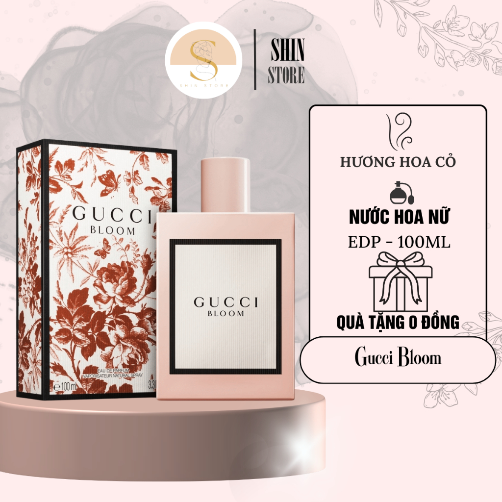 Nước Hoa Nữ Gucci Bloom For Women EDP 100ml - Hương Hoa Quyến Rũ, Sang Trọng Và Quý Phái