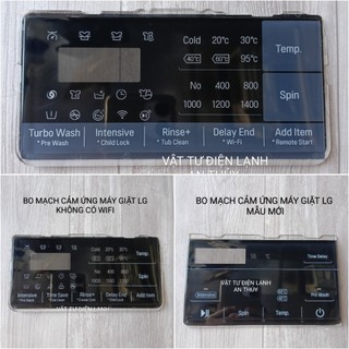 Mặt cảm ứng máy giặt LG cửa ngang Mặt kính hiển thị điều khiển mg - Mặt phím bấm cảm ứng máy giặt LG