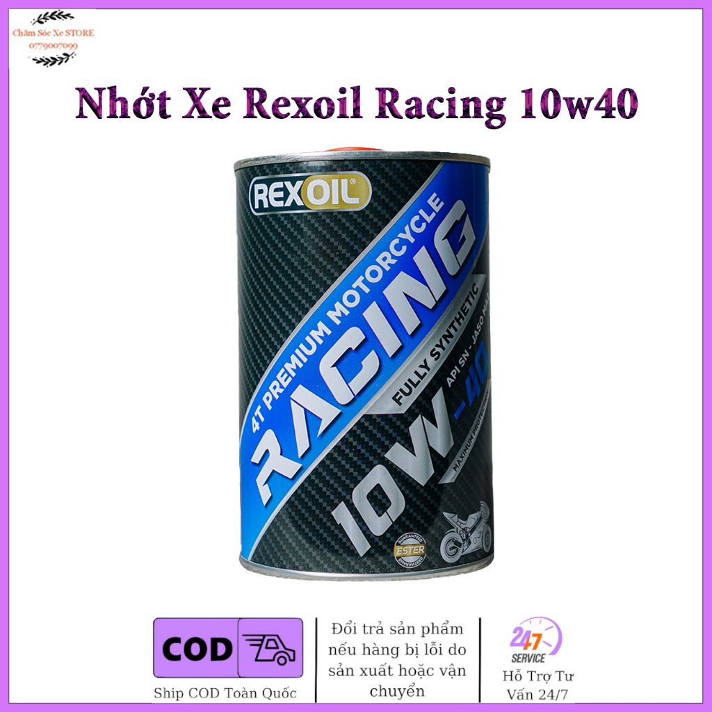 Nhớt Xe Số, Xe Côn Tay Rexoil Racing 10W40