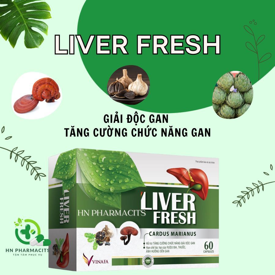 TPCN- LIVER FRESH- hỗ trợ giải đọc gan bổ gan hộp