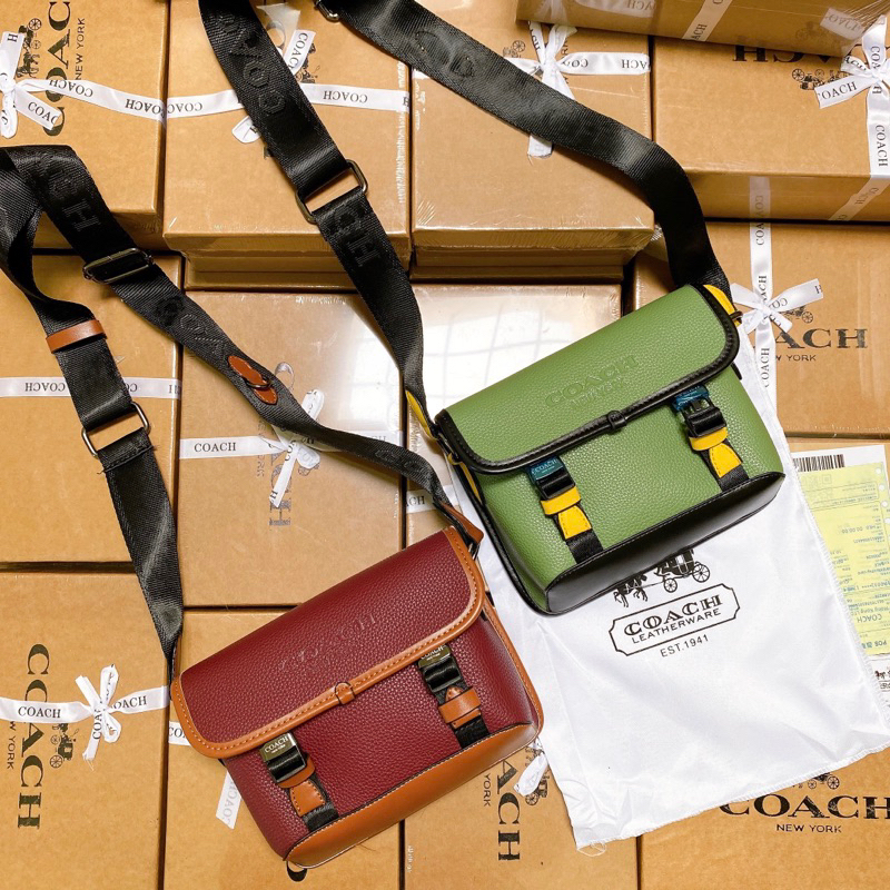 TÚI SET 2 Co@ch League Hybrid Crossbody in Signature Fullbox Seal