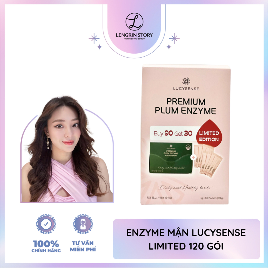 Enzyme Mận Lucysense Limited Edition 120 gói