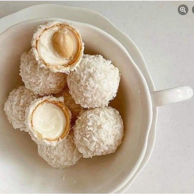 Kẹo Raffesilo Socola bọc dừa Hộp Nơ Đỏ 300g