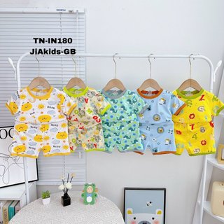 [Bé 7-27kg] Bộ ngắn tay Minky Mom thun lạnh in toàn thân cho bé trai bé gái [HÀNG CHUẨN] loại 1